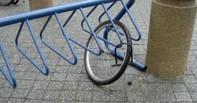 Que faire après un vol de vélo ? Vol d'un vélo, il ne reste que la roue avant