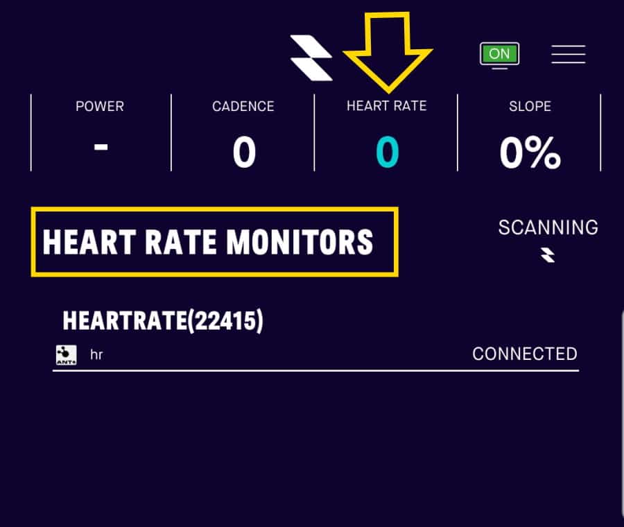 Connexion du capteur cardiaque