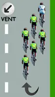 Le cycliste blanc est leader