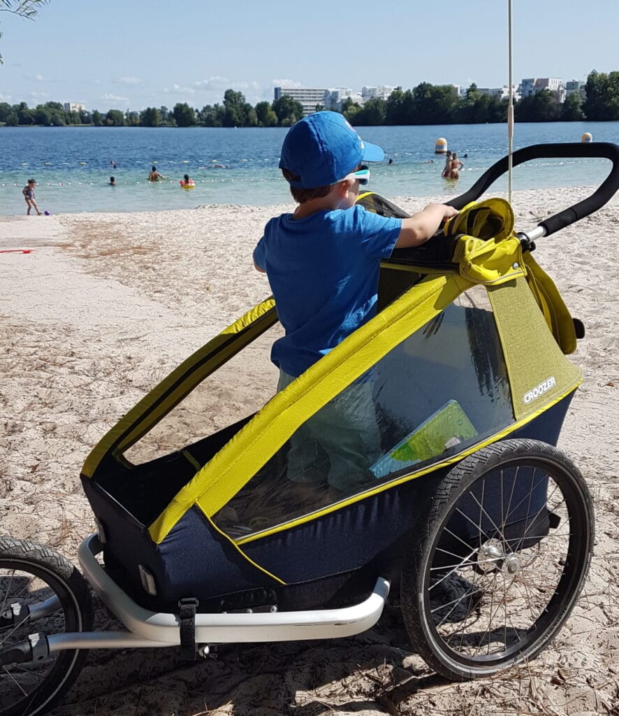 La remorque de vélo Croozer se transforme en poussette de running
