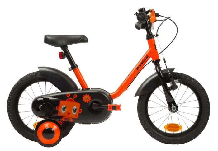 Vélo enfant 14 pouces avec le dessin robot