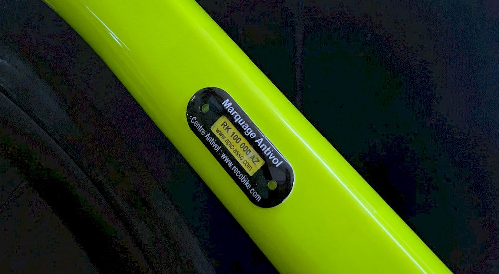 Marquage vélo Recobike