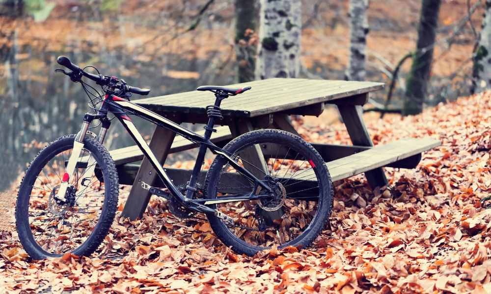 Un vélo avec capteur de cadence