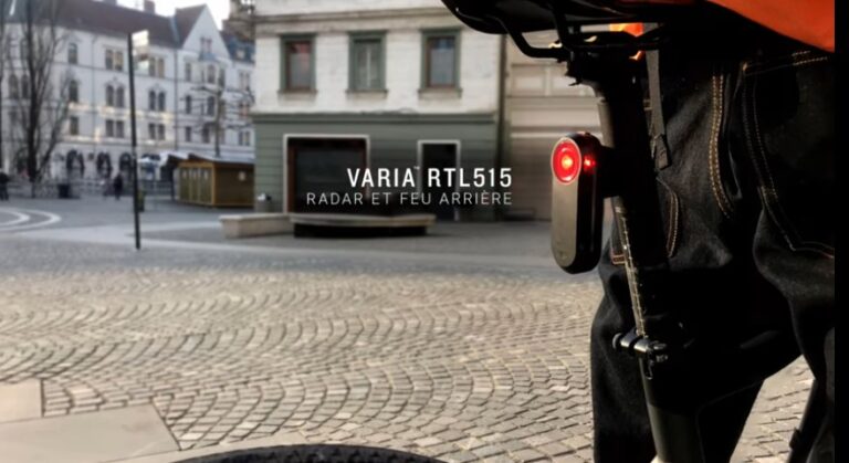 Support De Fixation Pour Feu Arrière Garmin Varia RTL515 / RVR315 - Noir