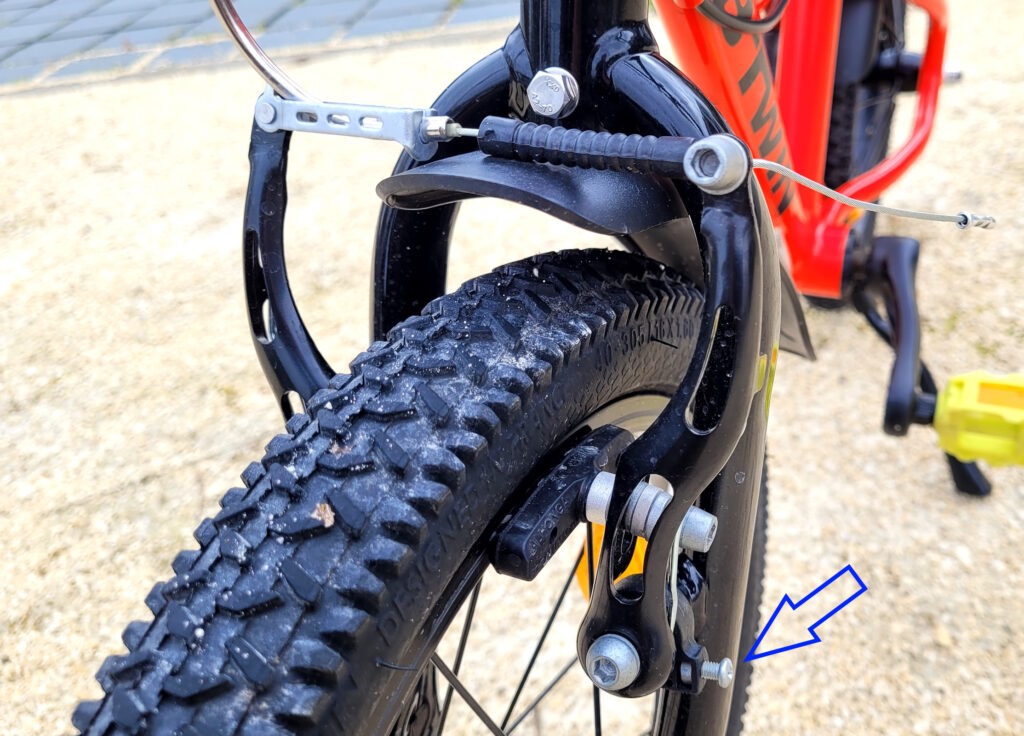 Frein avant V-Brake du vélo ALU 900 B'Twin réglable