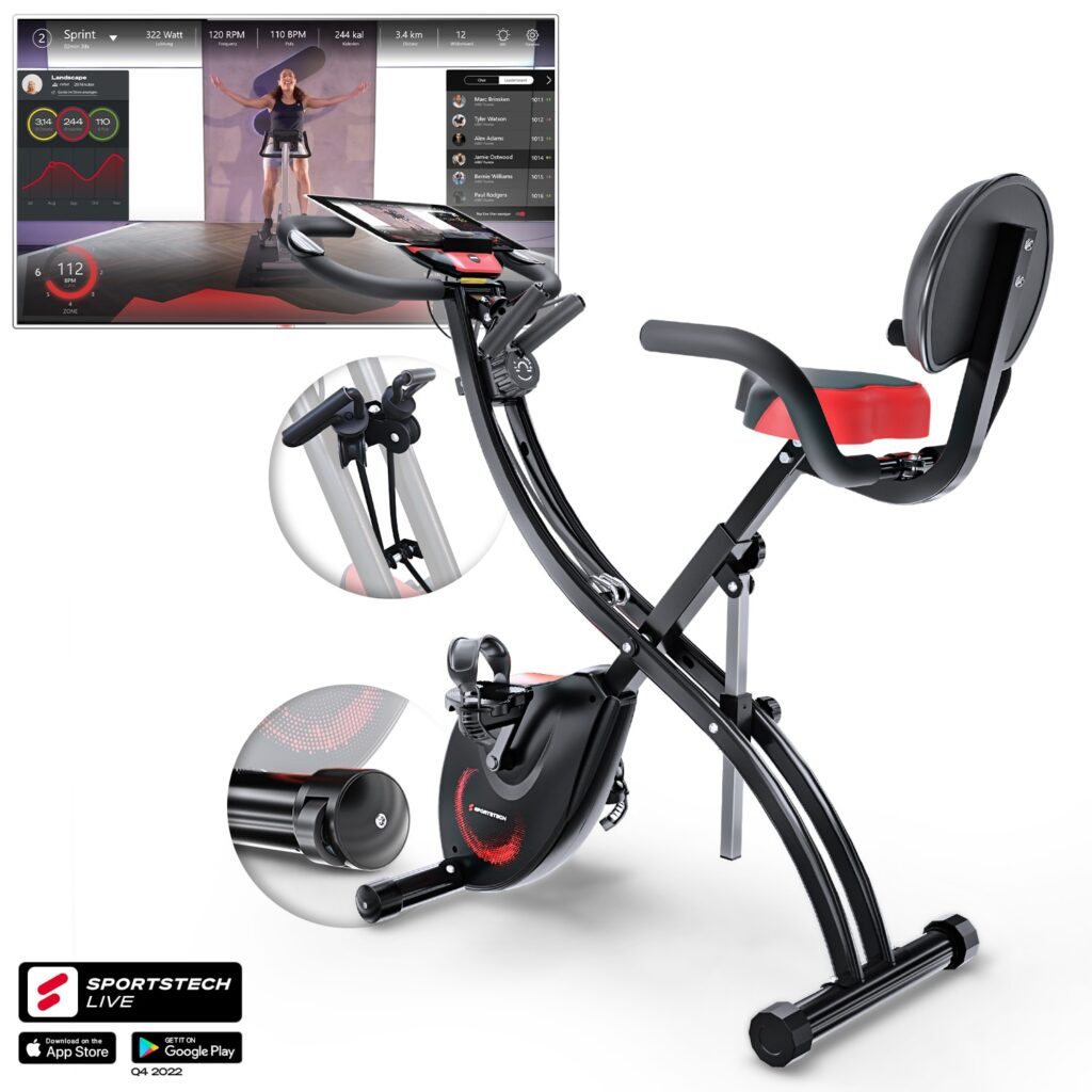 Vélo appartement pliable X150 de SportsTech