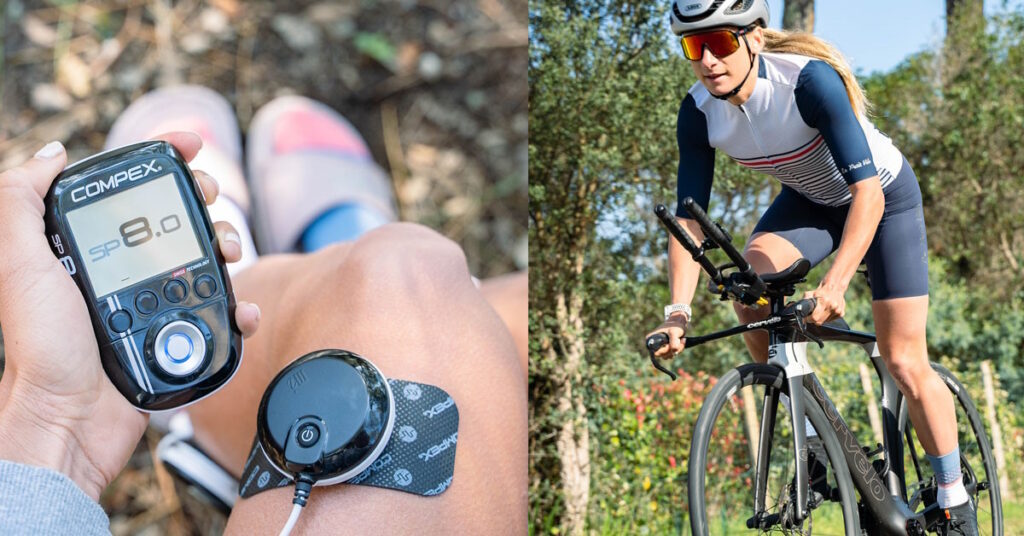 Récupération suivant l'effort après une sortie vélo avec de l'électrostimulation