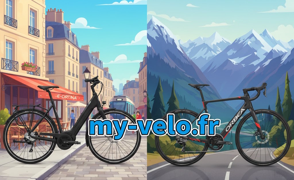 Présentation de my-velo avec 2 VAE : un pour la ville et l'autre en montagne