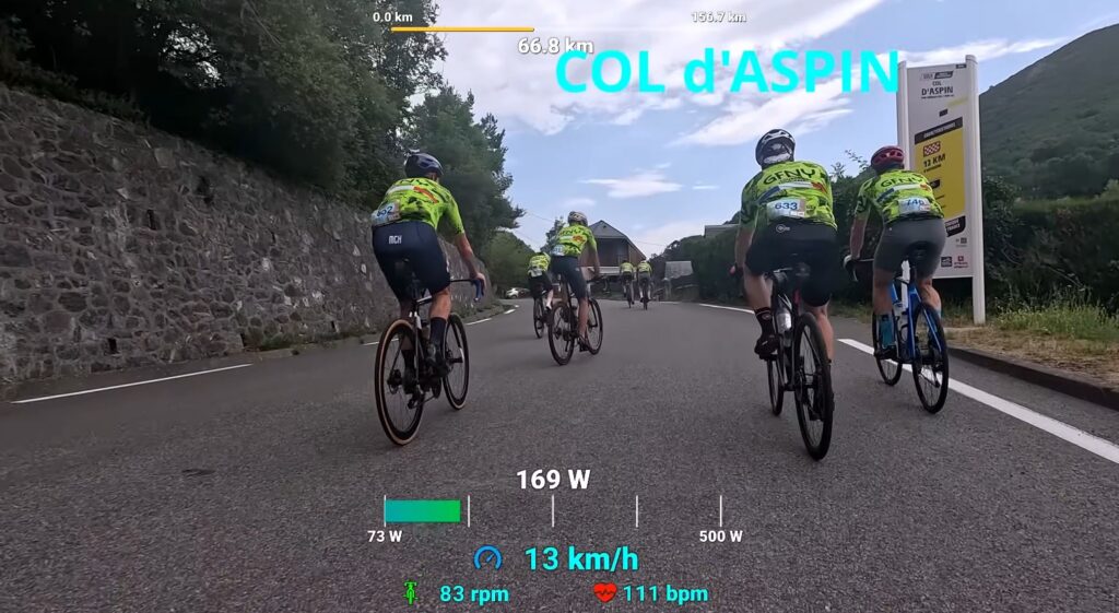 Départ sur le col d'Aspin