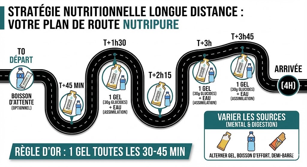 Quand prendre les gels sur une longue sortie