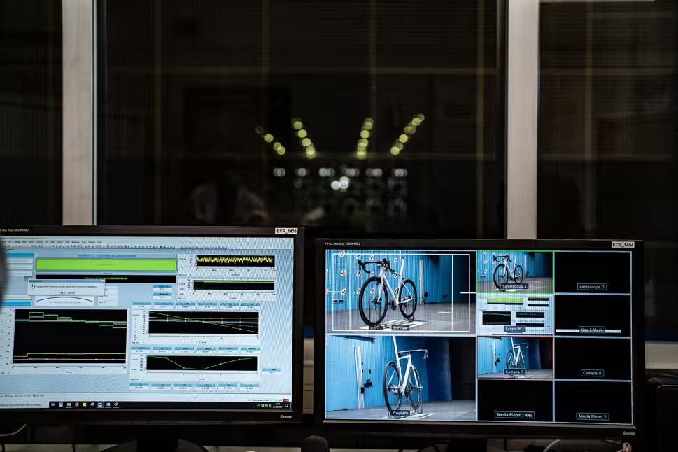 Etude en soufflerie pour le Van Rysel RCR