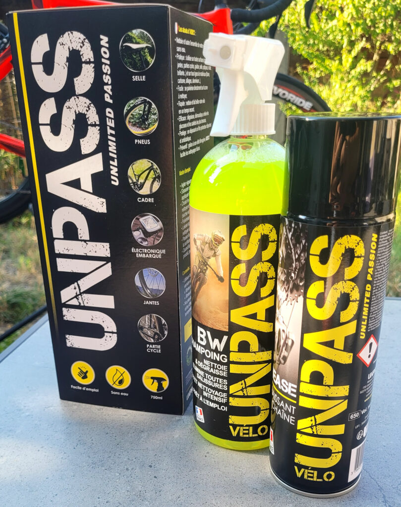 3 produits UNPASS testés : ADDICT, UNGREASE et BW