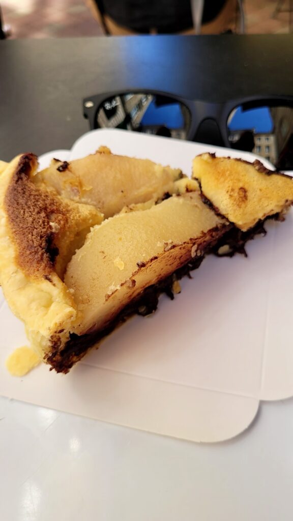 Un belle tarte poire au chocolat